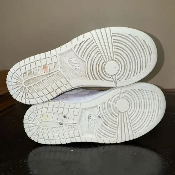 Nike Dunk Low Pure Platinum White DH9756-102 Preschool Little Boys Size 1Y - Picture 5 of 6